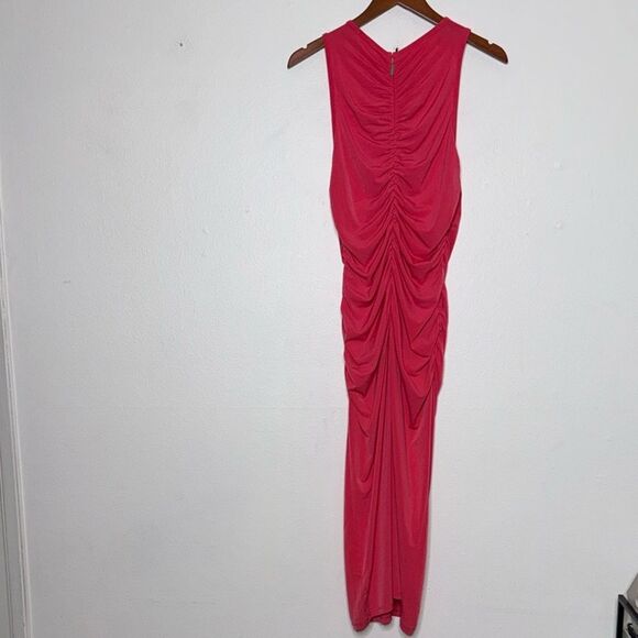 Michael Michael Kors Dress Coral Pink Sleeveless Bodycon Size Large - Picture 5 of 7